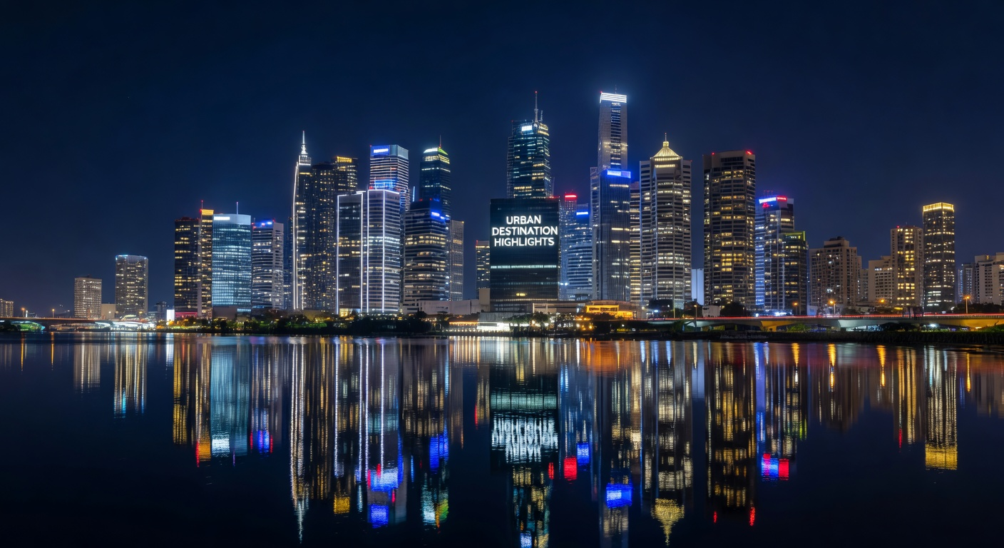 Tokyo's iconic night skyline