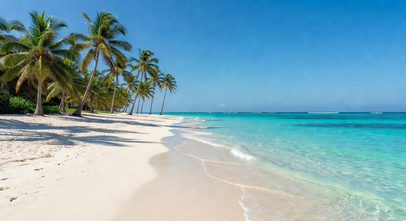 Perfect tropical beach paradise
